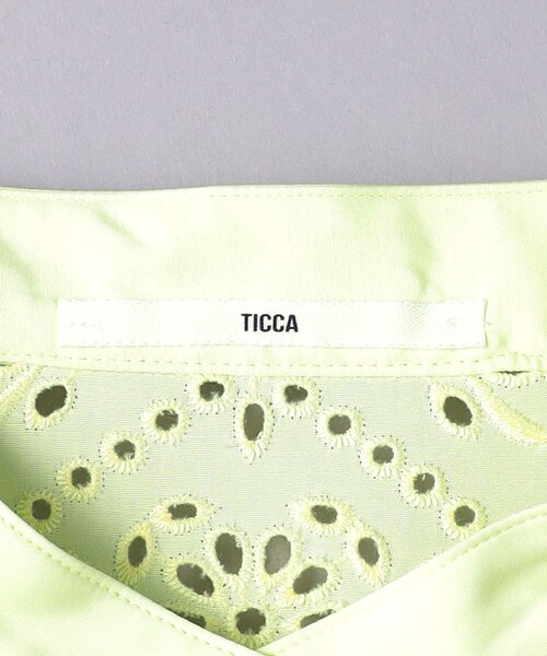 TICCA（ティッカ）の「【別注】＜TICCA＞カットワーク ワンピース