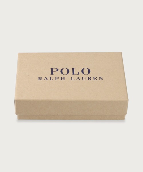 POLO RALPH LAUREN コインケース エンボスレザー ジップ コイン