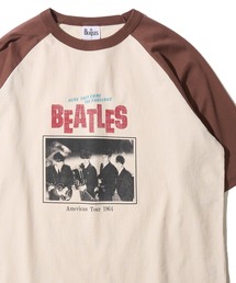 The Beatles（ザビートルズ）の「【THE BEATLES ザ ビートルズ】ツアーフォトプリントラグランスリーブTシャツ バックプリント（Tシャツ/カットソー）」