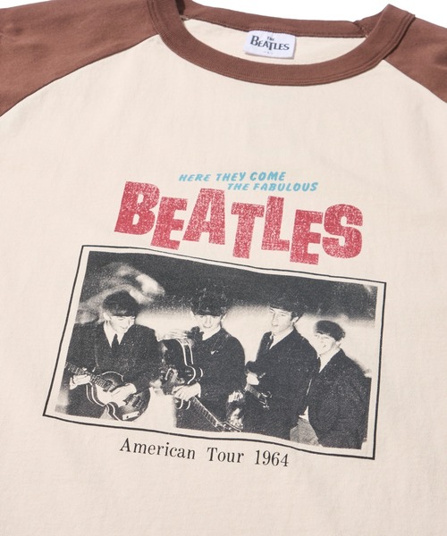 The Beatles(ザビートルズ)の「【THE BEATLES/ザ ビートルズ】ツアーフォトプリントラグランスリーブTシャツ/バックプリント(Tシャツ/カットソー・レディース・チャコールグレー/オフホワイト/ホワイト/ダークグレー/ホワイト系1・MEDIUM/X-LARGE/LARGE)」の15枚目の写真