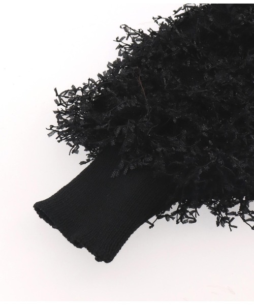 CHILLE(チル)の「フェザーカットニットカーディガン 長袖(カーディガン/ボレロ・レディース・アイボリー/ブラック・FREE)」の16枚目の写真