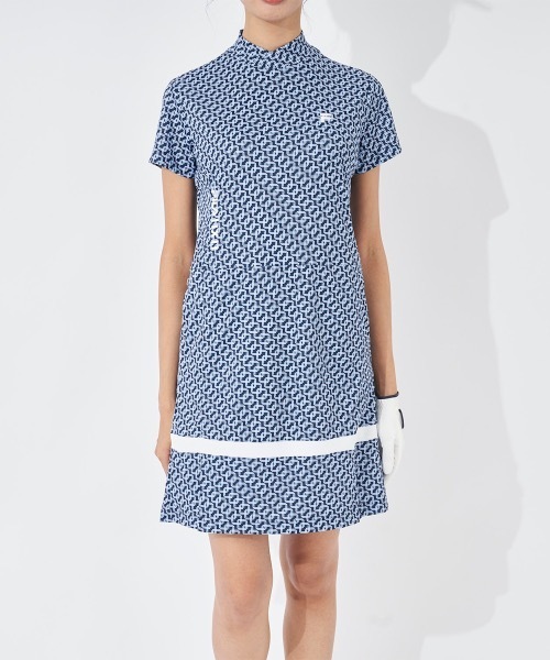 【セール】【FILA GOLF/フィラゴルフ】レディースモックネックワンピース ゴルフ（ワンピース）｜FILA GOLF（フィラゴルフ ）