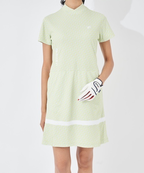 【セール】【FILA GOLF/フィラゴルフ】レディースモックネックワンピース ゴルフ（ワンピース）｜FILA GOLF（フィラゴルフ ）