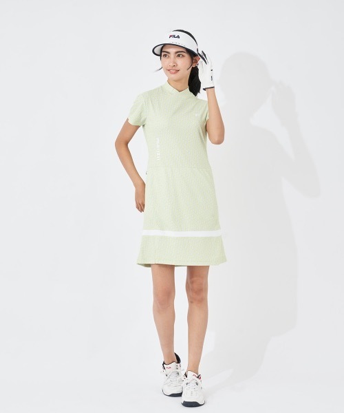 セール】【FILA GOLF/フィラゴルフ】レディースモックネックワンピース