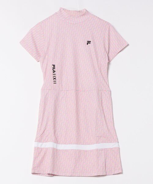 【セール】【FILA GOLF/フィラゴルフ】レディースモックネックワンピース ゴルフ（ワンピース）｜FILA GOLF（フィラゴルフ ）