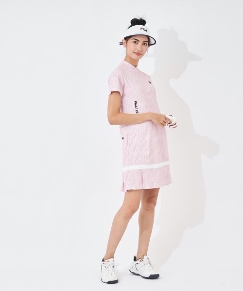 セール】【FILA GOLF/フィラゴルフ】レディースモックネックワンピース