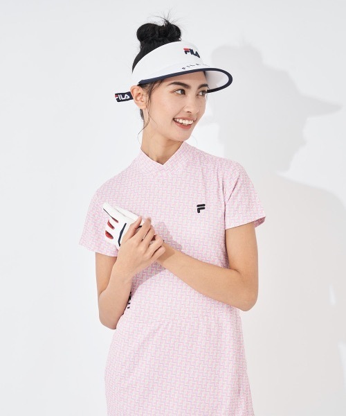 【セール】【FILA GOLF/フィラゴルフ】レディースモックネックワンピース ゴルフ（ワンピース）｜FILA GOLF（フィラゴルフ ）
