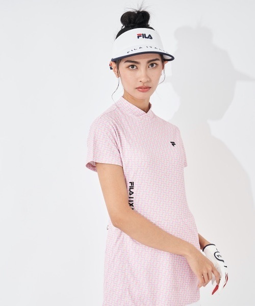 【セール】【FILA GOLF/フィラゴルフ】レディースモックネックワンピース ゴルフ（ワンピース）｜FILA GOLF（フィラゴルフ ）