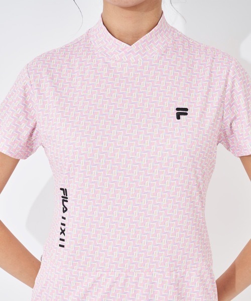 【セール】【FILA GOLF/フィラゴルフ】レディースモックネックワンピース ゴルフ（ワンピース）｜FILA GOLF（フィラゴルフ ）