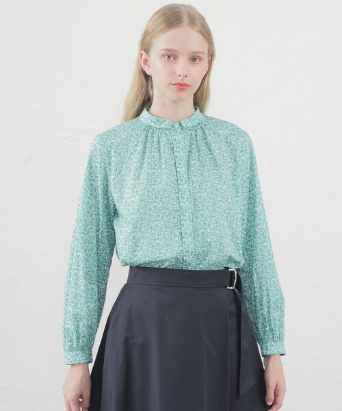 【セール】リバティプリントロールカラーブラウス（シャツ/ブラウス）｜MACKINTOSH PHILOSOPHY（マッキントッシュ フィロソフィー）