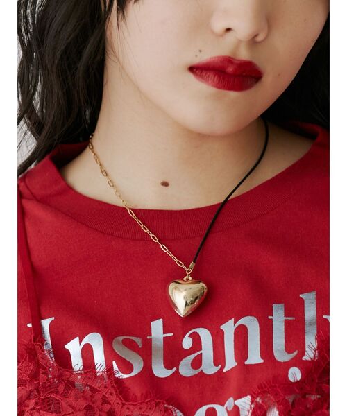 jouetie（ジュエティ）の「ハートネックレス（ネックレス・レディース・シルバー/ゴールド・FREE）」の4枚目の写真