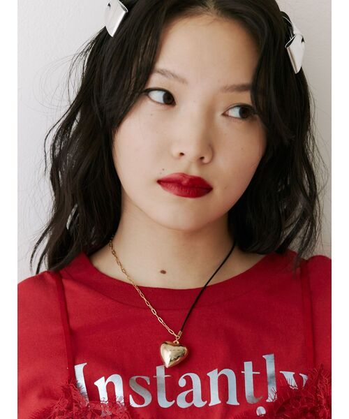 jouetie（ジュエティ）の「ハートネックレス（ネックレス・レディース・シルバー/ゴールド・FREE）」の5枚目の写真