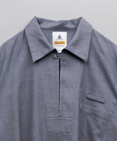 【tamaki】MAISON SPECIAL ベルスリーブシャツ MAISON SPECIAL（メゾンスペシャル）の「《UNISEX》Calendering