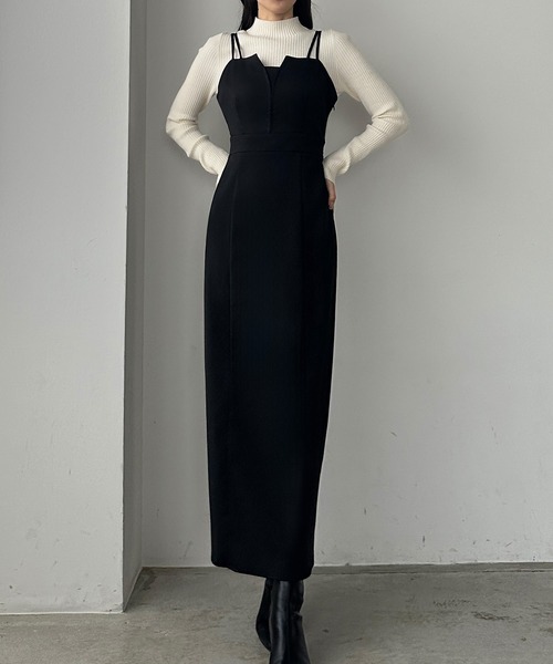 セール】【選べる】デザインキャミワンピース（フレア／Iライン