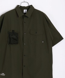 GERRY 接触冷感 撥水 ストレッチ半袖シャツ ダブル胸ポケット付