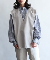 OWLEYE by domingo（アウルアイ バイドミンゴ）の「[ OWLEYE by domingo / アウルアイ ] インレイ Vネックトップス（ベスト）」