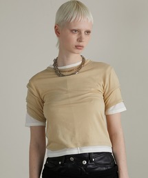 PRANK PROJECT | 【24SUMMER PRE ORDER】ダブルレイヤードTEE / Double Layered Tee(Tシャツ/カットソー)