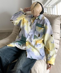 EFFECTION（エフェクション）の「【FVLMEN】marble pattern longsleeve shirt/マーブル柄 ロングスリーブ シャツ（シャツ/ブラウス）」