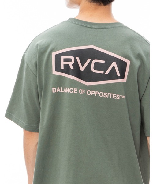 RVCA BIG SILHOETTE TEE ボックスロゴ（セール】RVCA メンズ HEX BOX 