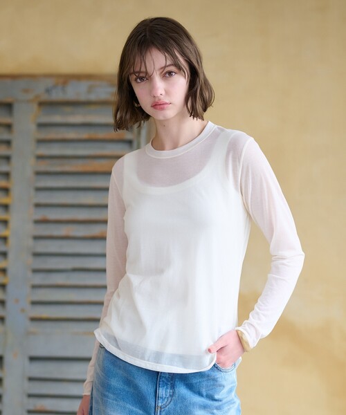 ★美品 DERSSTERIOR ドレステリア 幾何学柄ジャカードプルオーバー DRESSTERIOR ニット セーター 「洗える/幾何学柄ジャカード