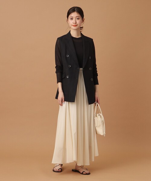 DRESSTERIOR(ドレステリア)の「◆シアープルオーバー(Tシャツ/カットソー・レディース・オフホワイト/ブラック/ライトグレー系9・40/38/36)」の18枚目の写真