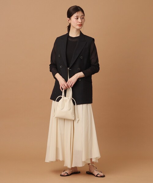 DRESSTERIOR(ドレステリア)の「◆シアープルオーバー(Tシャツ/カットソー・レディース・オフホワイト/ブラック/ライトグレー系9・40/38/36)」の19枚目の写真