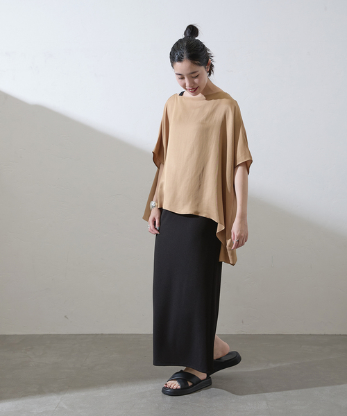 IENA（イエナ）の「CARREMANジョーゼット リーンスカート（スカート・レディース・ブラック/ブラウン・36/38）」の11枚目の写真