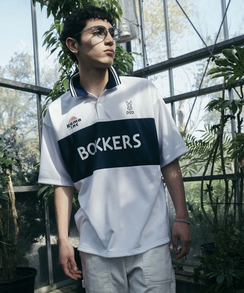 niko and...（ニコアンド）の「【DOD(ディーオーディー)】コラボノッカボッカシャツ（Tシャツ/カットソー・メンズ・ブラック/オフホワイト・MEDIUM/LARGE）」の2枚目の写真