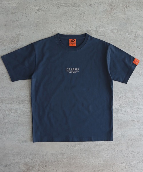 COURO（コウロ）の「【FOXRUN/フォックスラン】 別注ワンポイント刺繍Tシャツ（Tシャツ/カットソー・レディース・オートミール/ネイビー/ブラック系/キナリ/チャコール/ホワイト/ライトグレー系/クリーム/チャコールグレー/ネイビー系/ブラック/ホワイト系・M/L）」の12枚目の写真