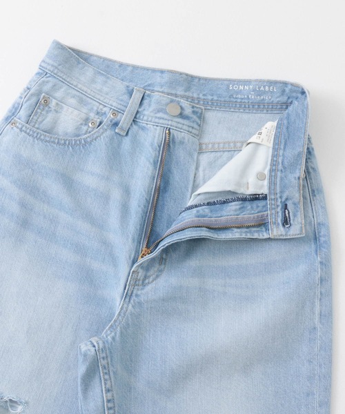 URBAN RESEARCH Sonny Label(アーバンリサーチサニーレーベル)の「クラッシュデニム(デニムパンツ・レディース・ライトブルー・34/36/38)」の6枚目の写真