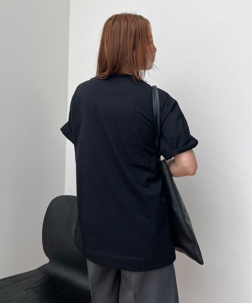 y/m（イム）の「リボンTシャツ（Tシャツ/カットソー・レディース・ホワイト/ブラック・FREE）」の12枚目の写真