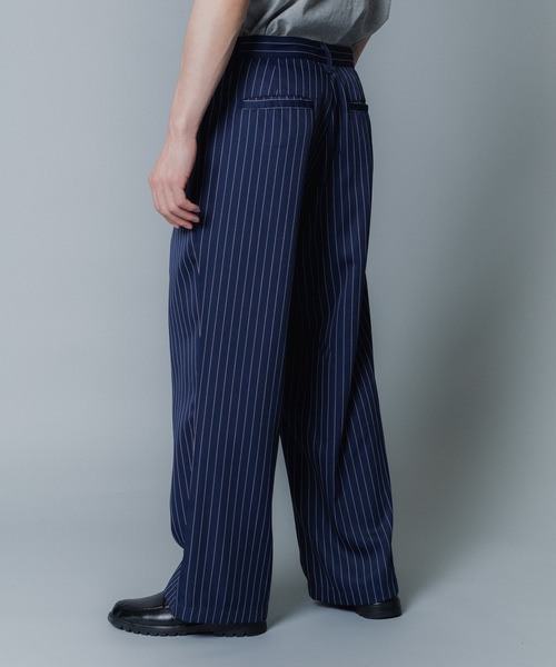 MandO（Auntie Rosa）（エムオー）の「【MandO】アソートワンタックストレートワイドパンツ（スラックス・メンズ・チャコール/ネイビー/ライトグレー/ブラック/グレー系その他/ブラック系その他/ネイビー系・LARGE/MEDIUM/SMALL）」の7枚目の写真