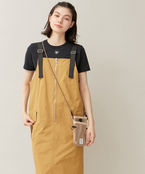 ROPE' PICNIC(ロペピクニック)の「ハーフジップワンピース(ジャンパースカート・レディース・キャメル/カーキ/チャコールグレー・38)」の8枚目の写真