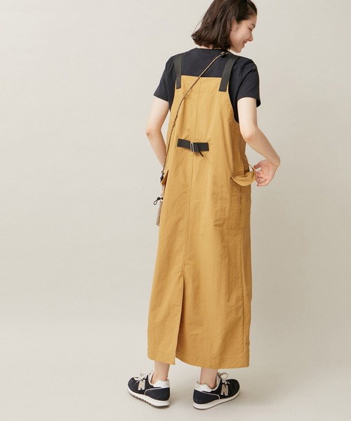 ROPE' PICNIC(ロペピクニック)の「ハーフジップワンピース(ジャンパースカート・レディース・キャメル/カーキ/チャコールグレー・38)」の9枚目の写真