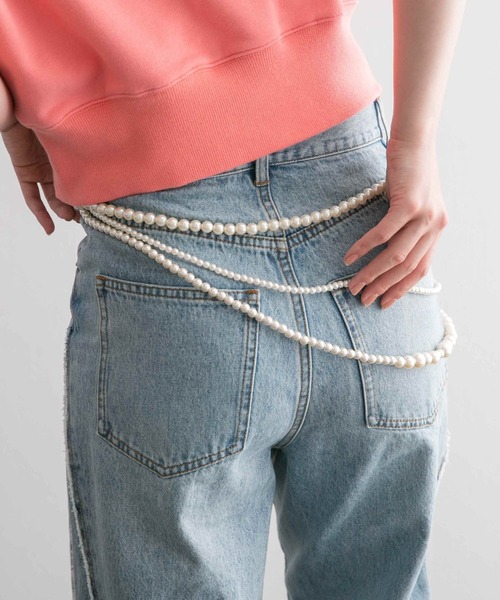 KBF（ケイビーエフ）の「マルチWAYパールビスチェ（ネックレス・レディース・ホワイト系その他・ONE）」の4枚目の写真