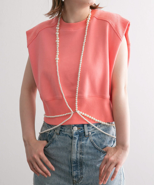 KBF（ケイビーエフ）の「マルチWAYパールビスチェ（ネックレス・レディース・ホワイト系その他・ONE）」の6枚目の写真