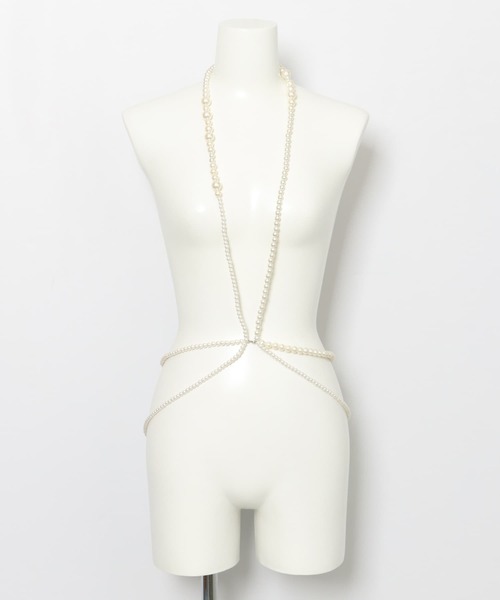 KBF（ケイビーエフ）の「マルチWAYパールビスチェ（ネックレス・レディース・ホワイト系その他・ONE）」の15枚目の写真
