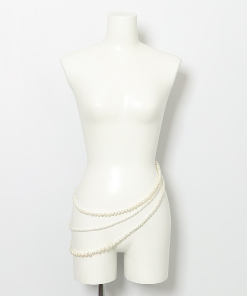 KBF（ケイビーエフ）の「マルチWAYパールビスチェ（ネックレス・レディース・ホワイト系その他・ONE）」の16枚目の写真