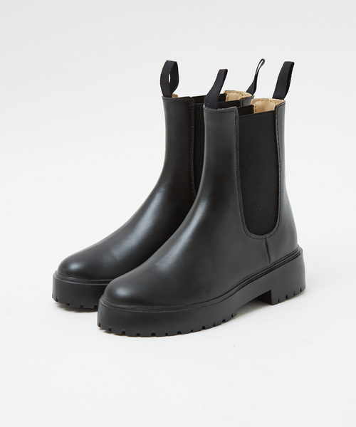 Traditional Weatherwear(トラディショナルウェザーウェア)の「【TWW】サイドゴアレインブーツ(パンプス・レディース・ブラック・38/37)」の1枚目の写真