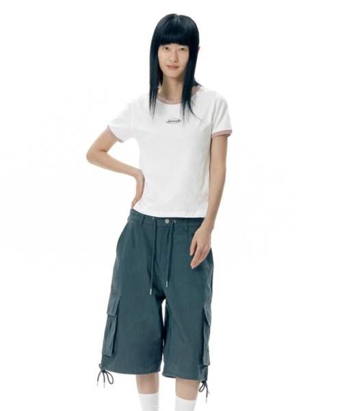 AMESWORLDWIDE(アメスワールドワイド)の「【UNISEX】AMES WORLDWIDE/シンボルロゴT(Tシャツ/カットソー・レディース・ホワイト/ブラック/カーキ・FREE)」の8枚目の写真
