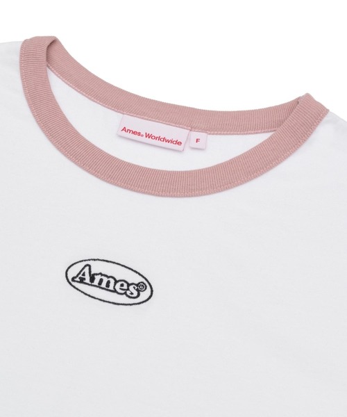 AMESWORLDWIDE(アメスワールドワイド)の「【UNISEX】AMES WORLDWIDE/シンボルロゴT(Tシャツ/カットソー・レディース・ホワイト/ブラック/カーキ・FREE)」の12枚目の写真