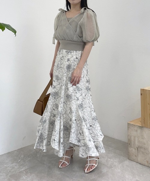 セール】リボンカシュクールプルオーバー 120988（Tシャツ/カットソー