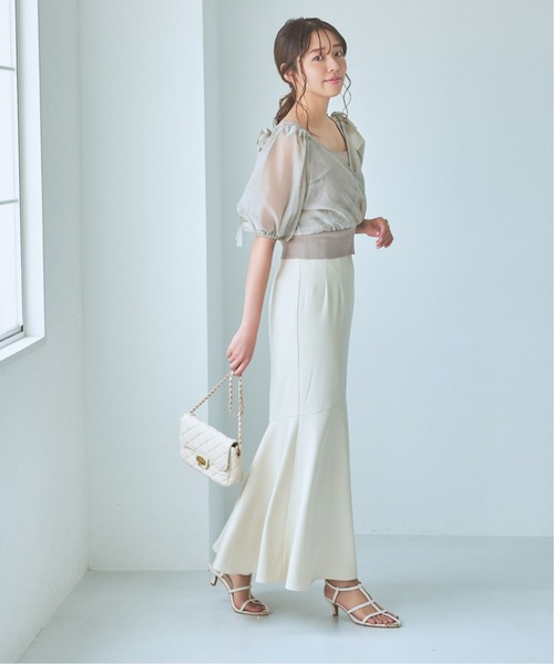 セール】リボンカシュクールプルオーバー 120988（Tシャツ/カットソー