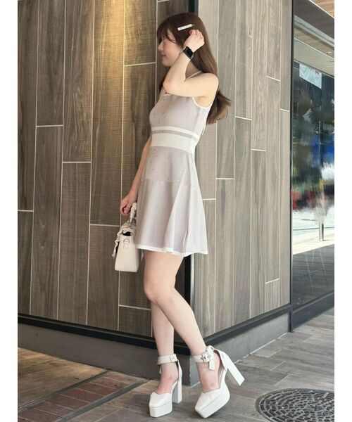 EATME（イートミー）の「ビジューニットワンピース（ワンピース・レディース・ブラック/ブラウン/グレー・FREE）」の11枚目の写真