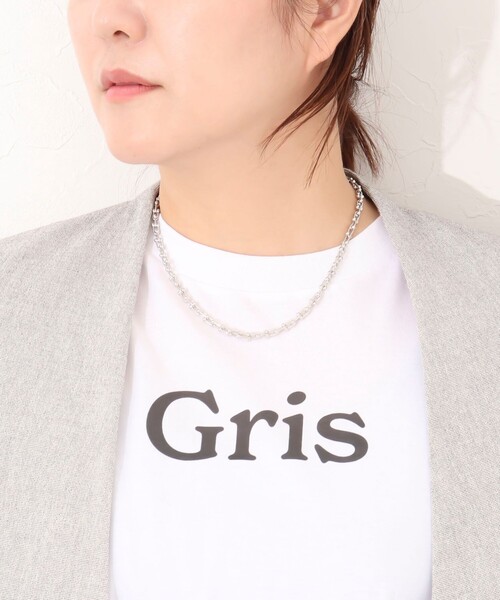 NOLLEY’S（ノーリーズ）の「デザインチェーンショートネックレス（ネックレス・レディース・シルバー/ゴールド・FREE）」の2枚目の写真