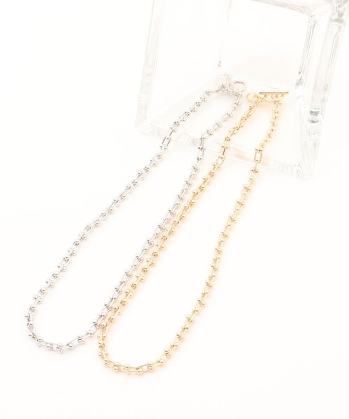 NOLLEY’S（ノーリーズ）の「デザインチェーンショートネックレス（ネックレス・レディース・シルバー/ゴールド・FREE）」の13枚目の写真