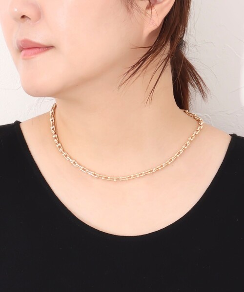 NOLLEY’S（ノーリーズ）の「デザインチェーンショートネックレス（ネックレス・レディース・シルバー/ゴールド・FREE）」の17枚目の写真