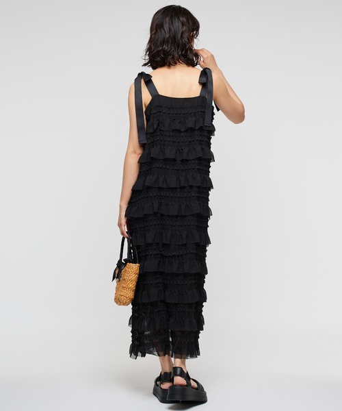 Narcissus（ナルシス）の「【Narcissus】リボンカンカンワンピース（ワンピース・レディース・ホワイト/ブラック・FREE）」の13枚目の写真