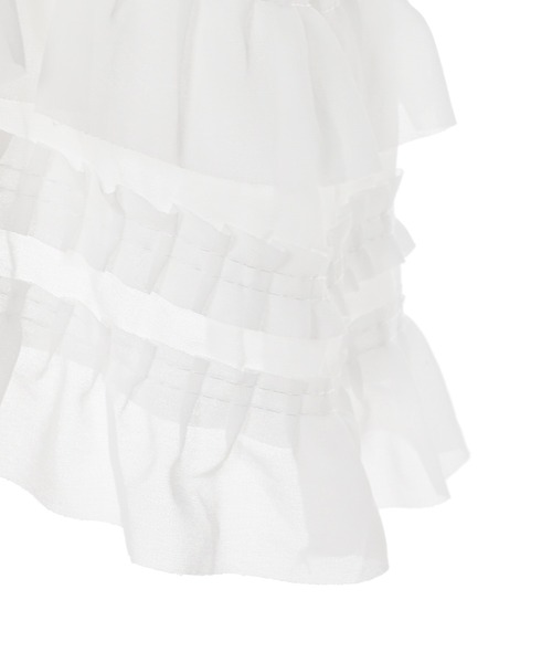 Narcissus（ナルシス）の「【Narcissus】リボンカンカンワンピース（ワンピース・レディース・ホワイト/ブラック・FREE）」の14枚目の写真
