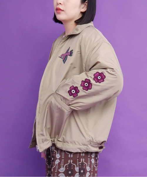 didizizi（ディディジジ）の「DD刺繍JK（ブルゾン・レディース・ベージュ/カーキ/ブラック・FREE）」の22枚目の写真